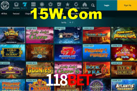 Interface do App 118bet